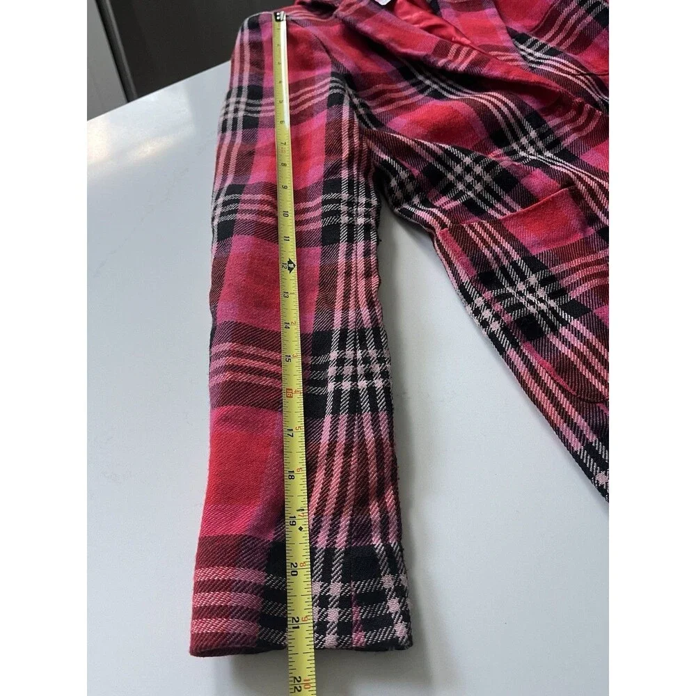Kate Spade Plaid Foliage Wool Blend Blazer Size 0